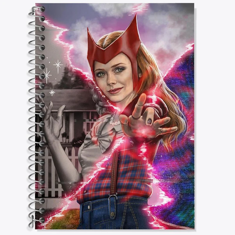 دفتر لغت 50 برگ خندالو مدل اسکارلت ویچ مارول Marvel کد 19394