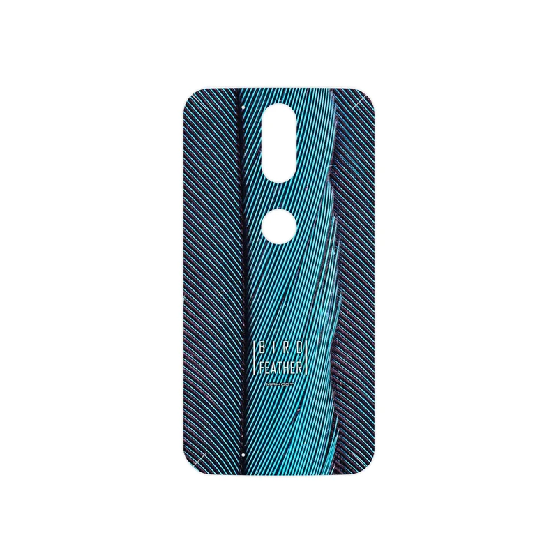 برچسب پوششی ماهوت مدل Turquoise feathers مناسب برای گوشی موبایل موتورولا Moto G4