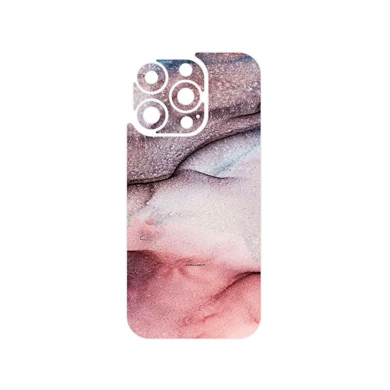 برچسب پوششی ماهوت مدل Smoky pink marble مناسب برای گوشی موبایل اپل iPhone 16 Pro