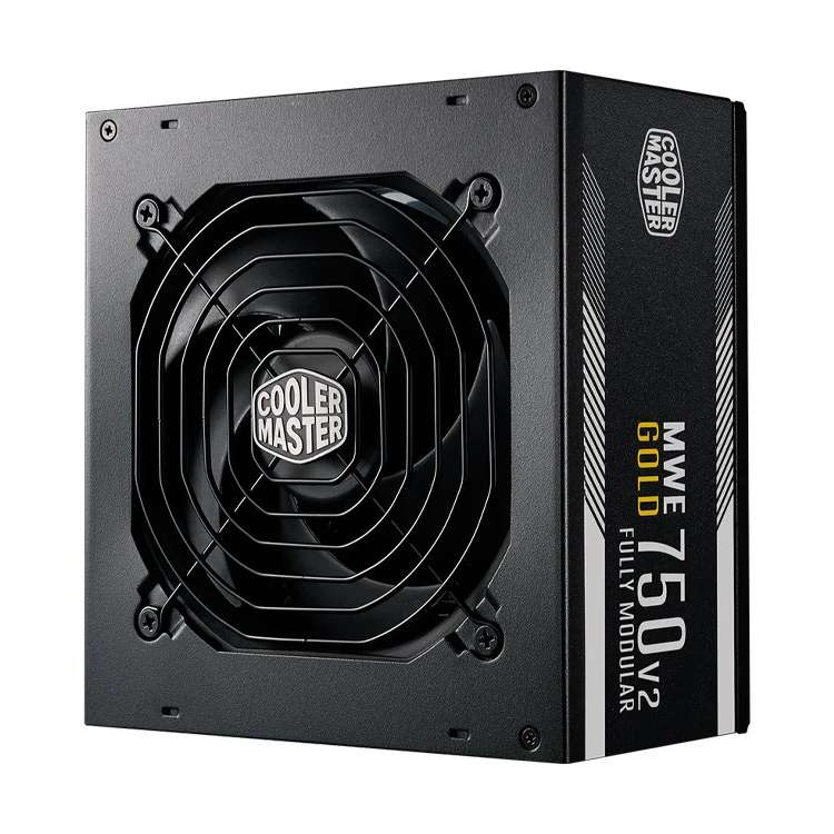منبع تغذیه کامپیوتر کولر مستر مدل MWE Gold 750 V2 ATX 3.0 منبع تغذیه کامپیوتر کولر مستر مدل MWE Gold 750 V2 ATX 3.0