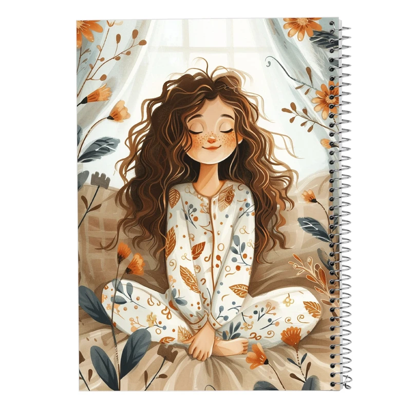 دفتر مشق 50 برگ مدوپد مدل دخترانه کد DF15897