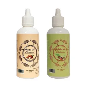 روغن روان کننده و نرم کننده مرهم یاب مدل Argan & Jojoba حجم 80 میلی لیتر مجموعه دو عددی