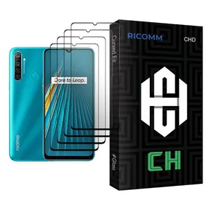 Ricomm CH Glass MIX004 Screen Protector For Realme 5i Pack Of 4