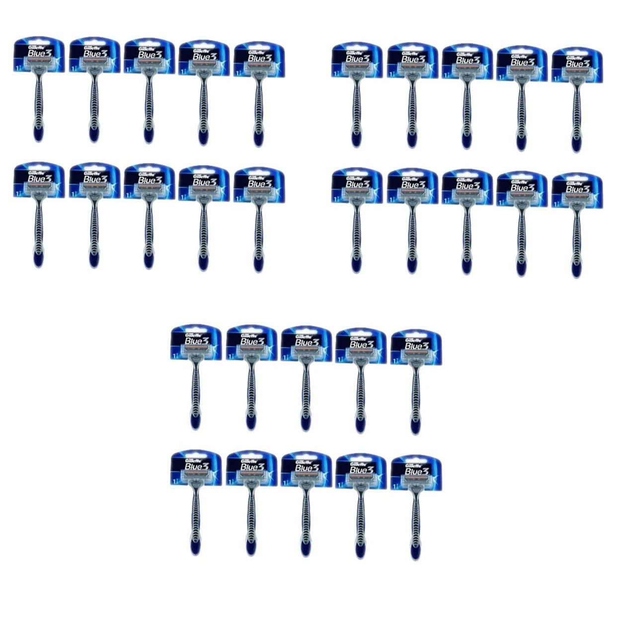 خود تراش ژیلت مدل Blue 3 بسته 30 عددی خود تراش ژیلت مدل Blue 3 بسته 30 عددی