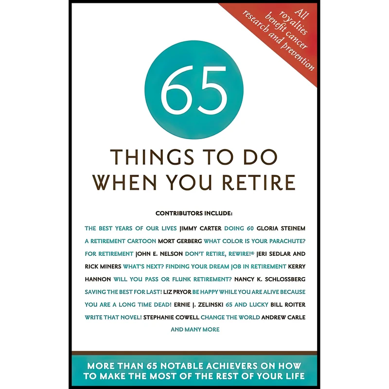 کتاب 65 Things to Do When You Retire اثر Dorian Mintzer and Sally Wyman Paradysz انتشارات Sellers Publishing, Inc.