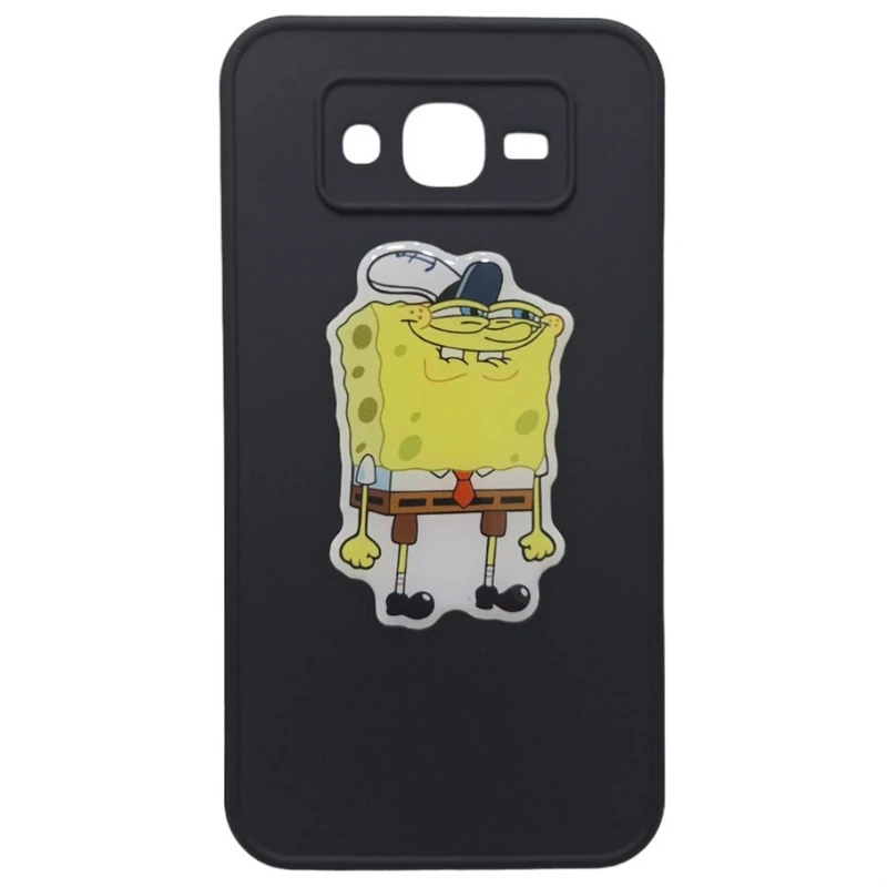 کاور طرح باب اسفنجی برجسته مدل j7 مناسب برای گوشی موبایل سامسونگ Galaxy J7 / J7 2015