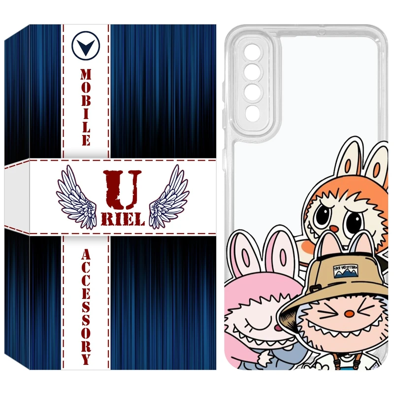 کاور یوریل مدل Clear کد 145 طرح لبوبو مناسب برای گوشی موبایل سامسونگ Galaxy A51