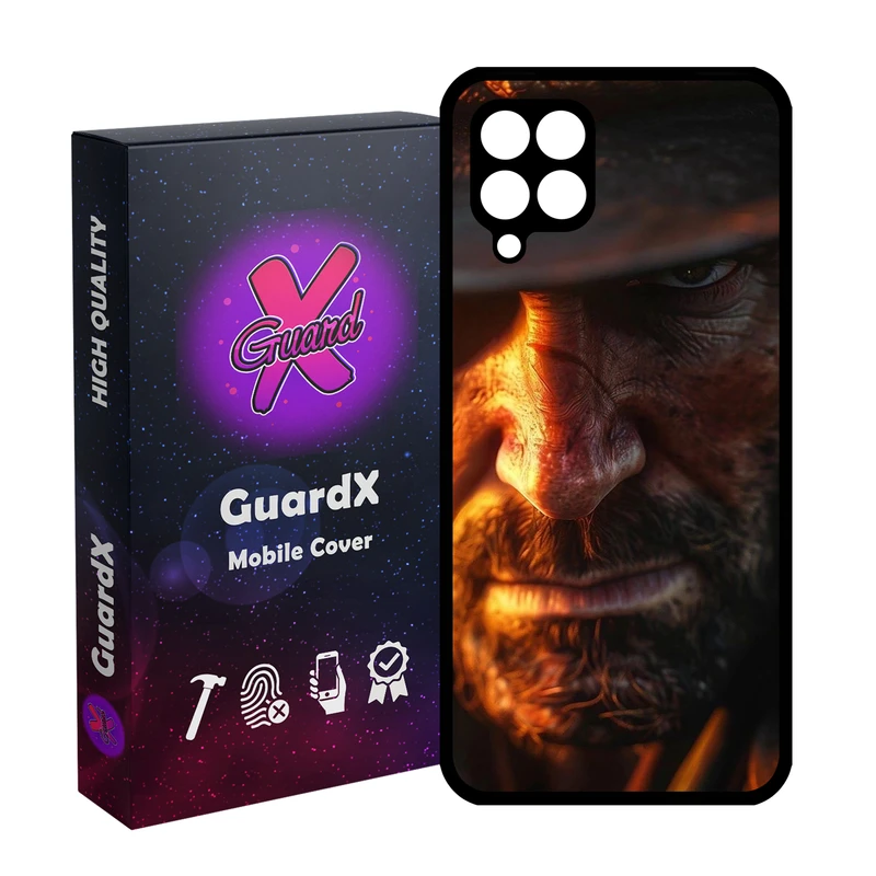 کاور گارد ایکس طرح Red Dead Redemption 2 مدل  Glass10734 مناسب برای گوشی موبایل سامسونگ Galaxy A12/M12/F12