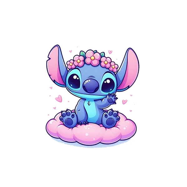 استیکر پارچه و لباس پاد آفرین طرح کارتونی استیچ کد 389