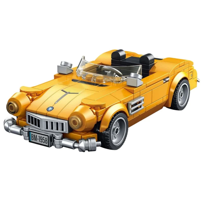 ساختنی 328 تکه ناب سل مدل  فورد شلبی کلاسیک اسپرت کد FORD BUILDING BLOCKS SPORT CAR 328 PCS T1097