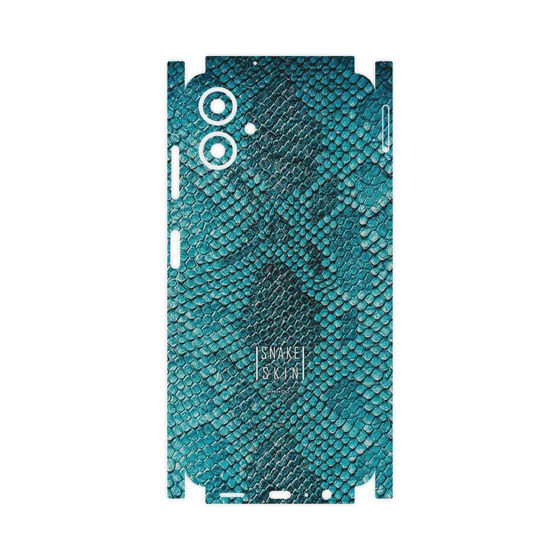 برچسب پوششی ماهوت مدل Blue Snake Skin-FullSkin مناسب برای گوشی موبایل سامسونگ Galaxy A06