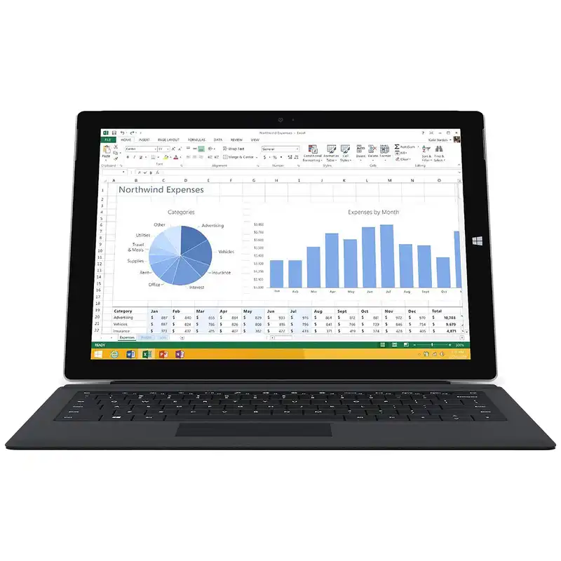تبلت مایکروسافت مدل Surface Pro 3 - A به همراه کیبورد ظرفیت 64 گیگابایت