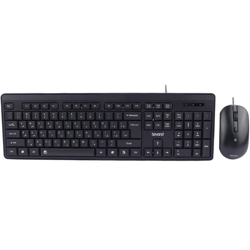 کیبورد و ماوس با سیم بیاند مدل BEYOND BMK-3456 2