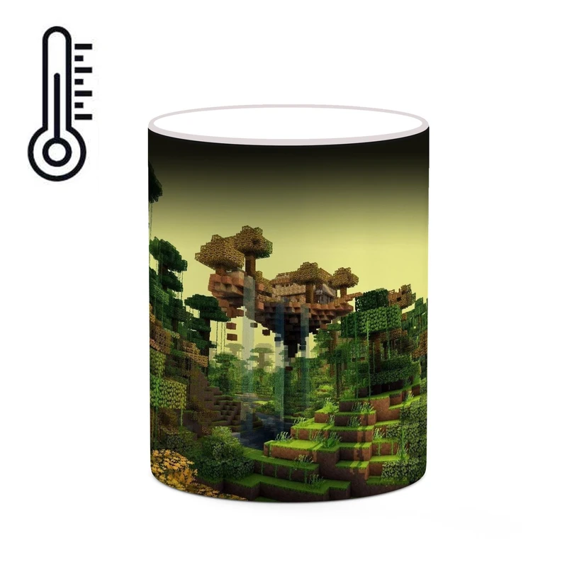 ماگ حرارتی کاکتی طرح ماینکرافت minecraft مدل mgh41077