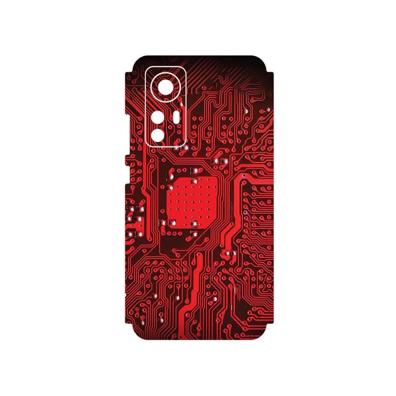 برچسب پوششی ماهوت مدل Red_Printed_Circuit_Board مناسب برای گوشی موبایل شیائومی 12