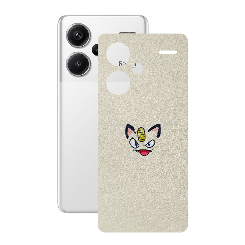 برچسب پوششی ریمکس مدل Leth طرح میو پوکومون مناسب برای گوشی موبایل شیائومی Redmi Note 13 Pro Plus