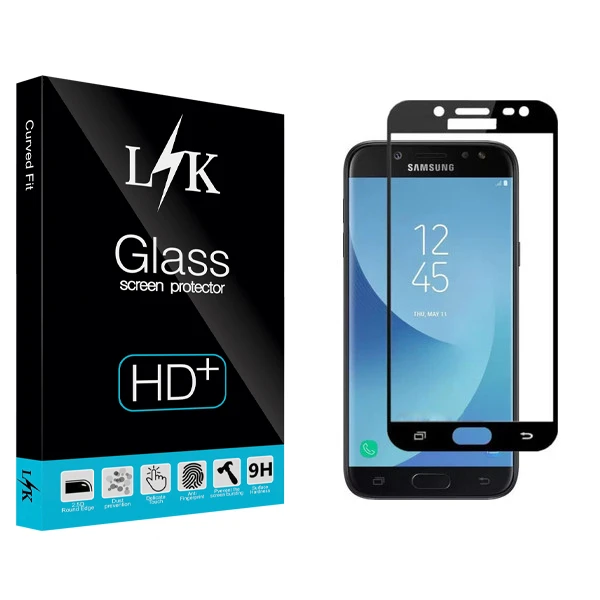 محافظ صفحه نمایش ال کی مدل Hard glass مناسب برای گوشی موبایل سامسونگ Galaxy J5 Pro