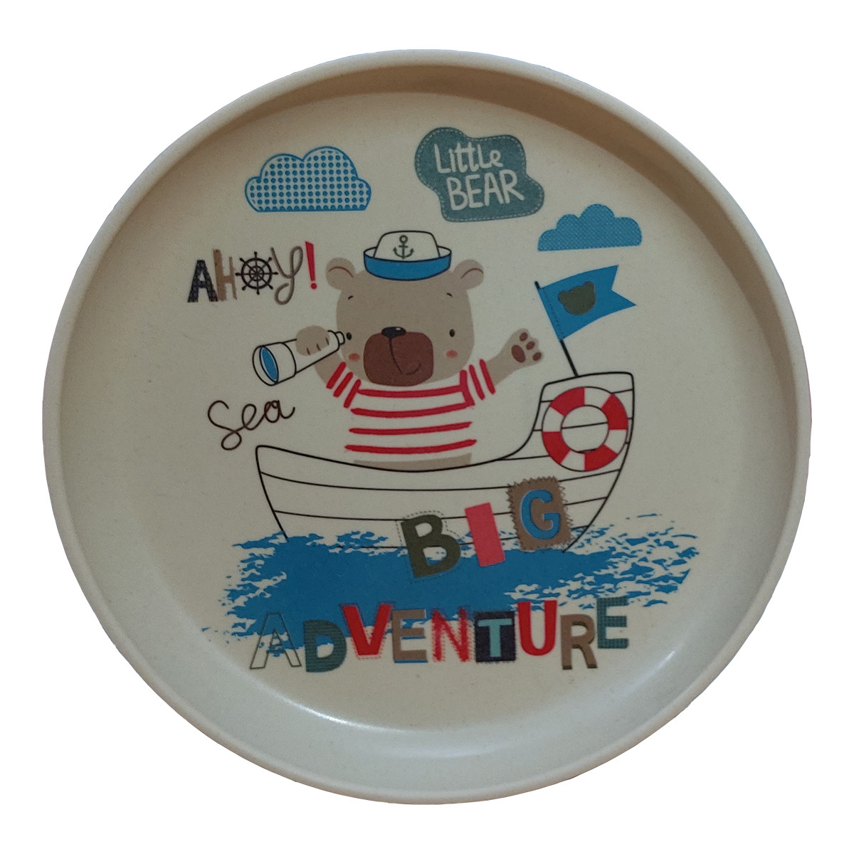 ظرف غذای کودک کوکو بامبو مدل ملوان کوچک مجموعه 4 عددی