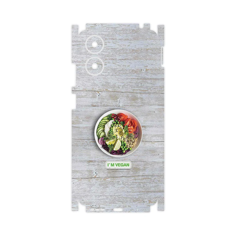 برچسب پوششی ماهوت مدل Im_vegan-FullSkin مناسب برای گوشی موبایل موتورولا Moto G04s