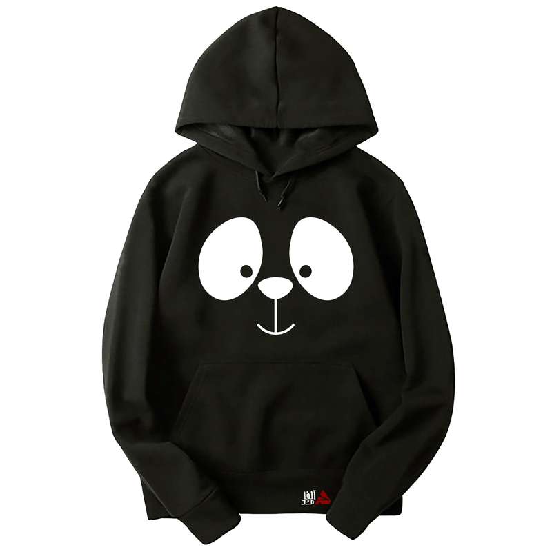 هودی دخترانه مدل پاندا کد T15 رنگ نوک مدادی