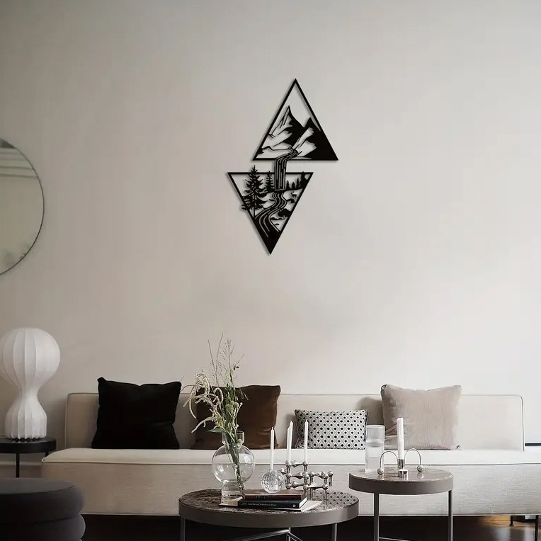 دیوارکوب مدل چوبی کد T63-2