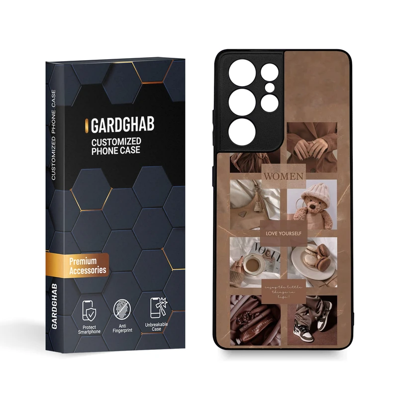 کاور گارد قاب مدل دخترانه مناسب برای گوشی موبایل Galaxy S21 Ultra / S30 Ultra