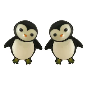 گوشواره دخترانه مدل  پنگوئن کد 00481