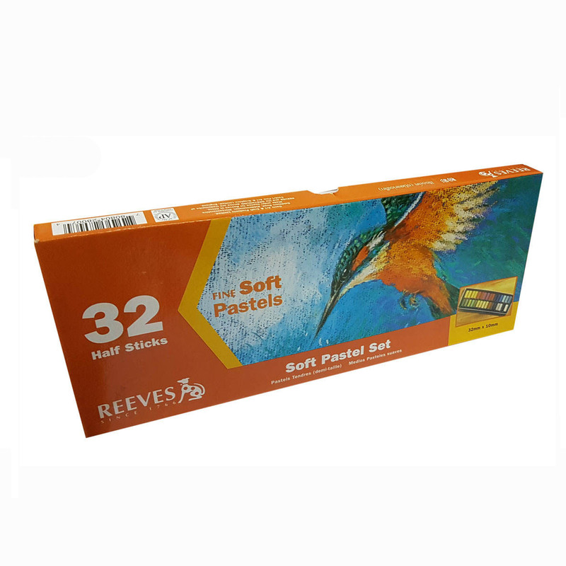 پاستل گچی 32 رنگ ریوز کد Soft