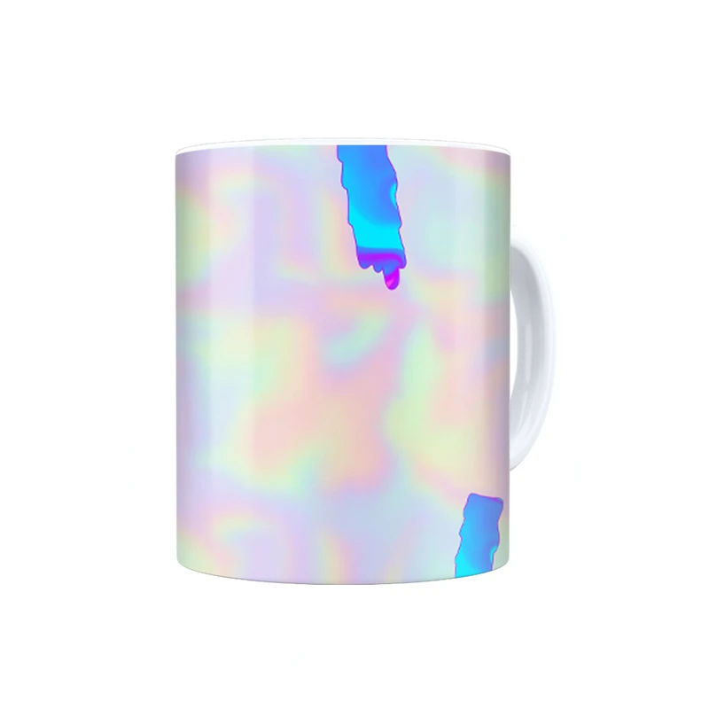 ماگ ترمه طراحان ایده مدل حرف I هولوگرامی کد cfp2985