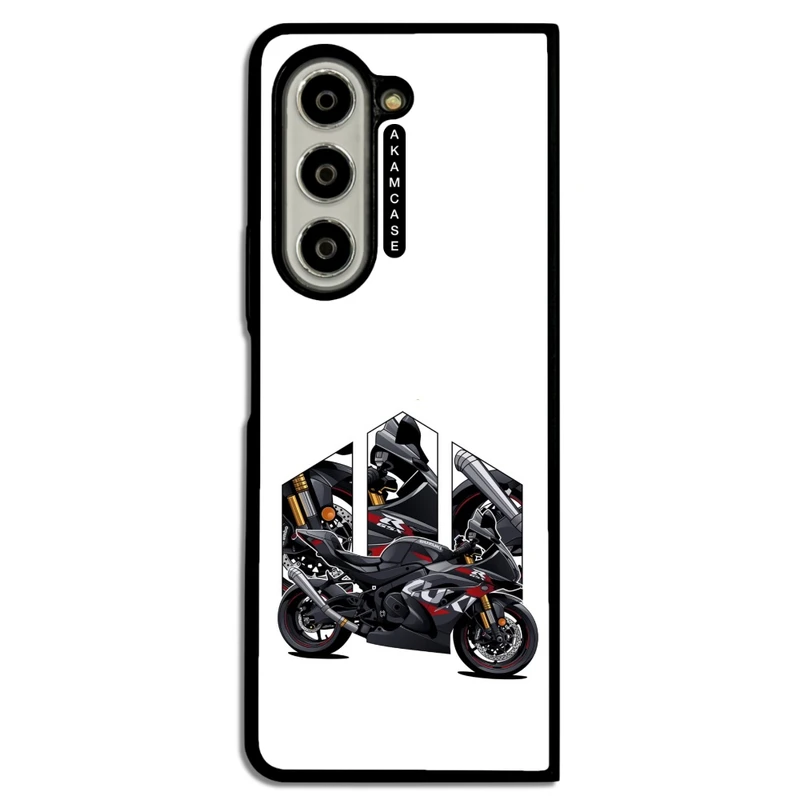 کاور آکام مدل AMC-WSGZFOLD5-MOTORCYCLE-25 مناسب برای گوشی موبایل سامسونگ Galaxy Z Fold 5