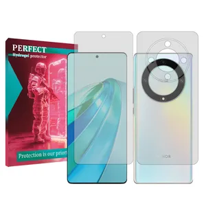 Perfect transparent screen protector suitable for Honor X9a Mobile phone with back protector