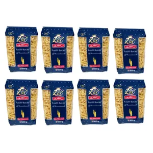 ماکارونی فرمی مته ای زرماکارون - 500 گرم بسته 8 عددی