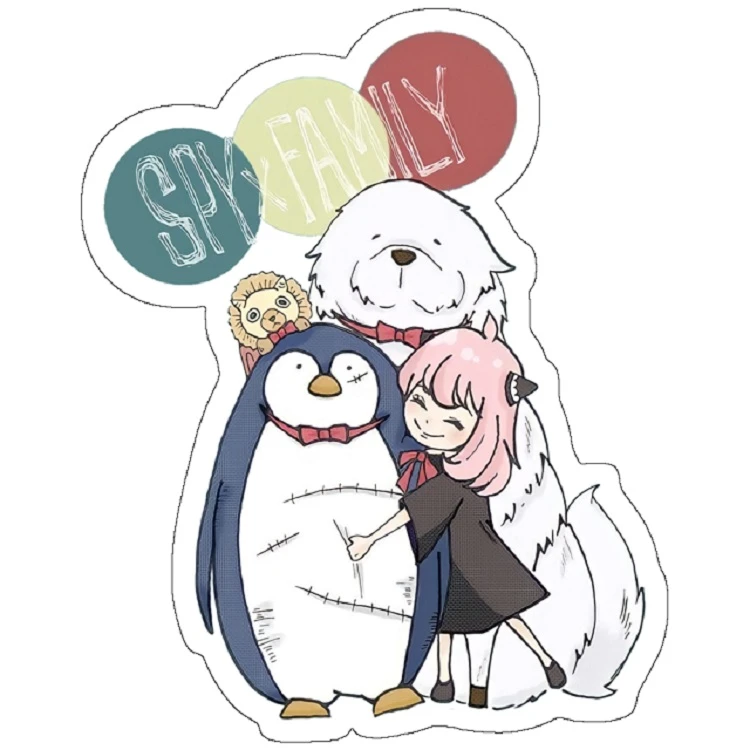 استیکر لپ تاپ مدل SPY x FAMILY cute chibi