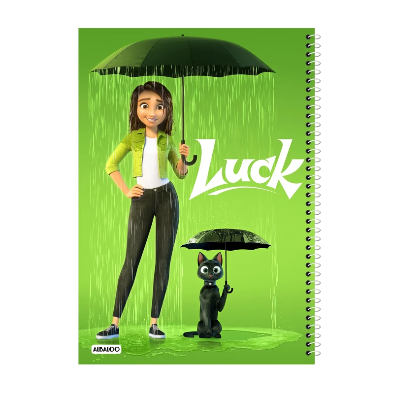 دفتر مشق 50 برگ آلبالو طرح انیمیشن شانس کد 2132