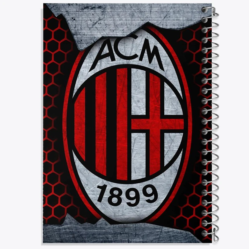 دفتر شطرنجی 50 برگ خندالو طرح باشگاه آث میلان کد 27242