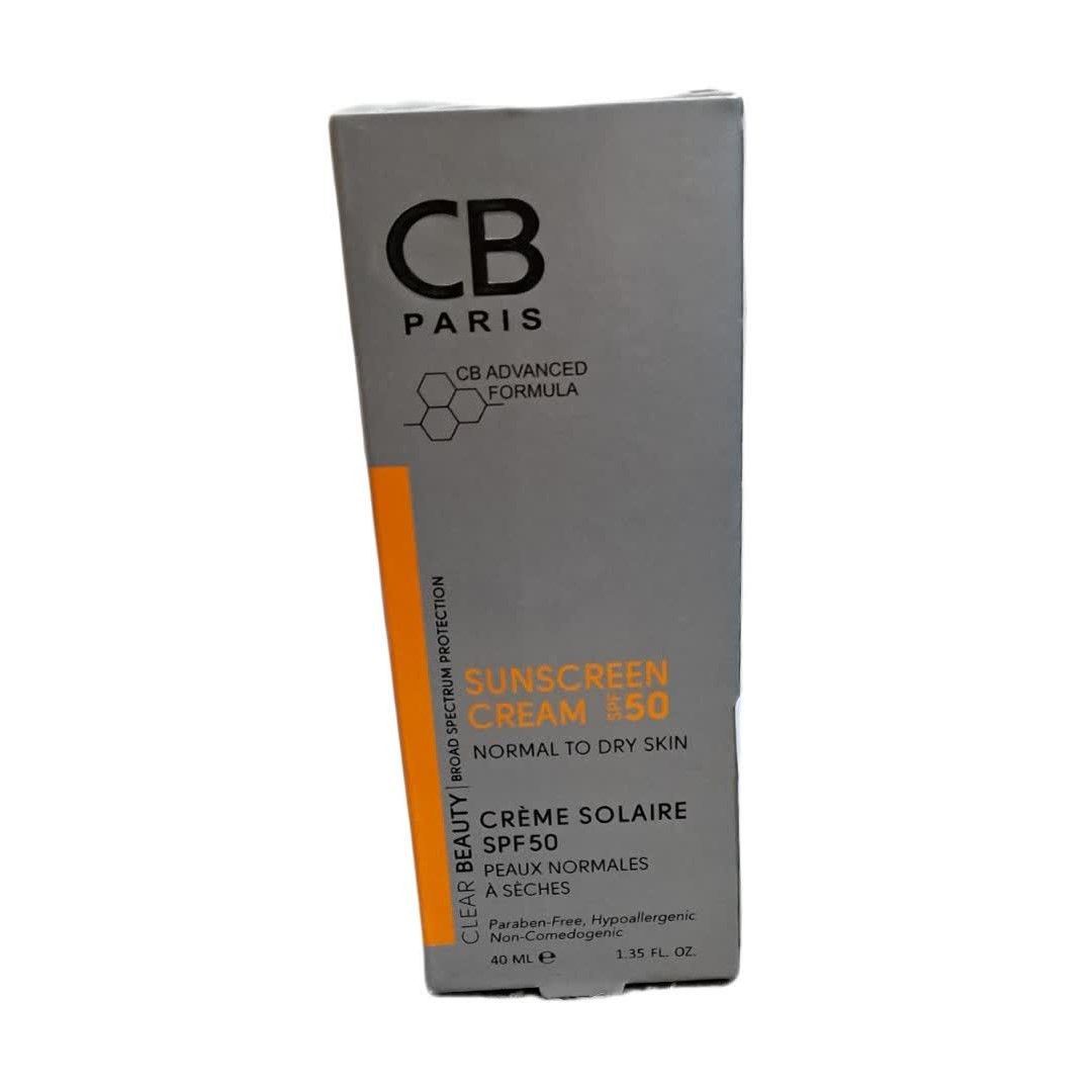 کرم ضد آفتاب بدون رنگ سی بی پاریس SPF 50 مدل 00 مناسب پوست‌های مختلط حجم 40 میلی‌لیتر -  - 2