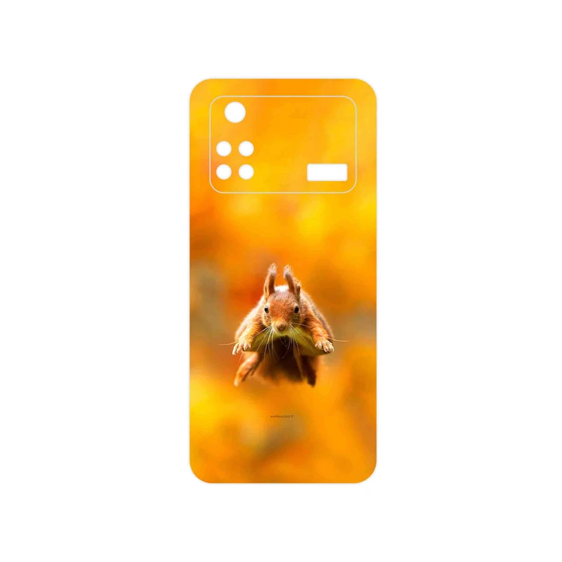 برچسب پوششی ماهوت مدل Squirrel مناسب برای گوشی موبایل شیائومی Poco M4 Pro 4G