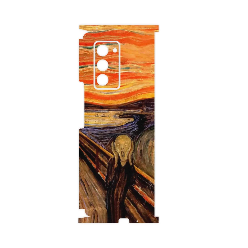 برچسب پوششی ماهوت مدل The Scream of Munch-FullSkin مناسب برای گوشی موبایل سامسونگ Galaxy Z FOLD 2