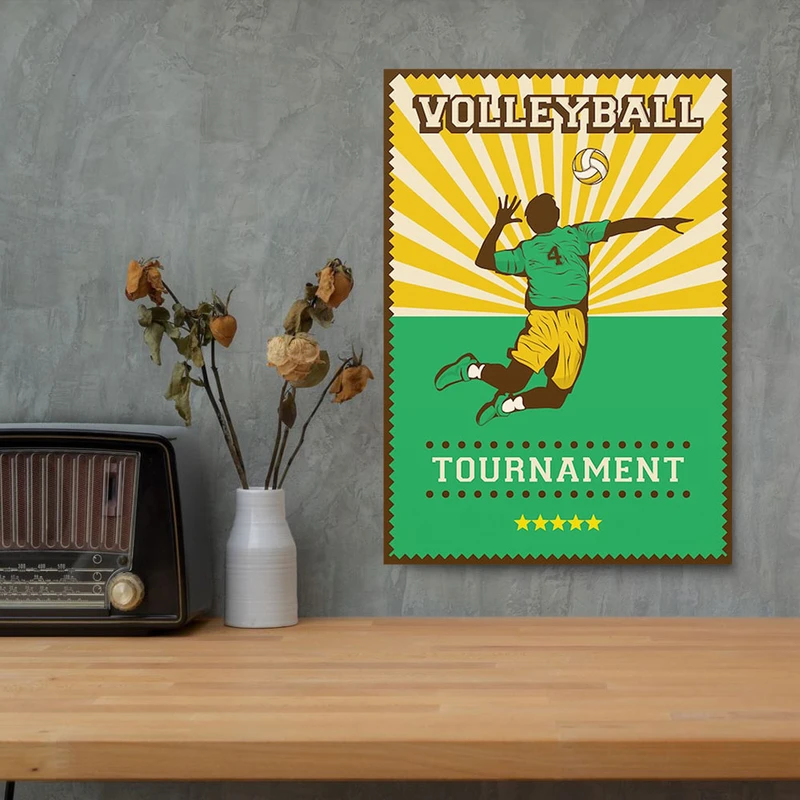 پوستر صبا طرح طرح کلاسیک والیبال کد 67