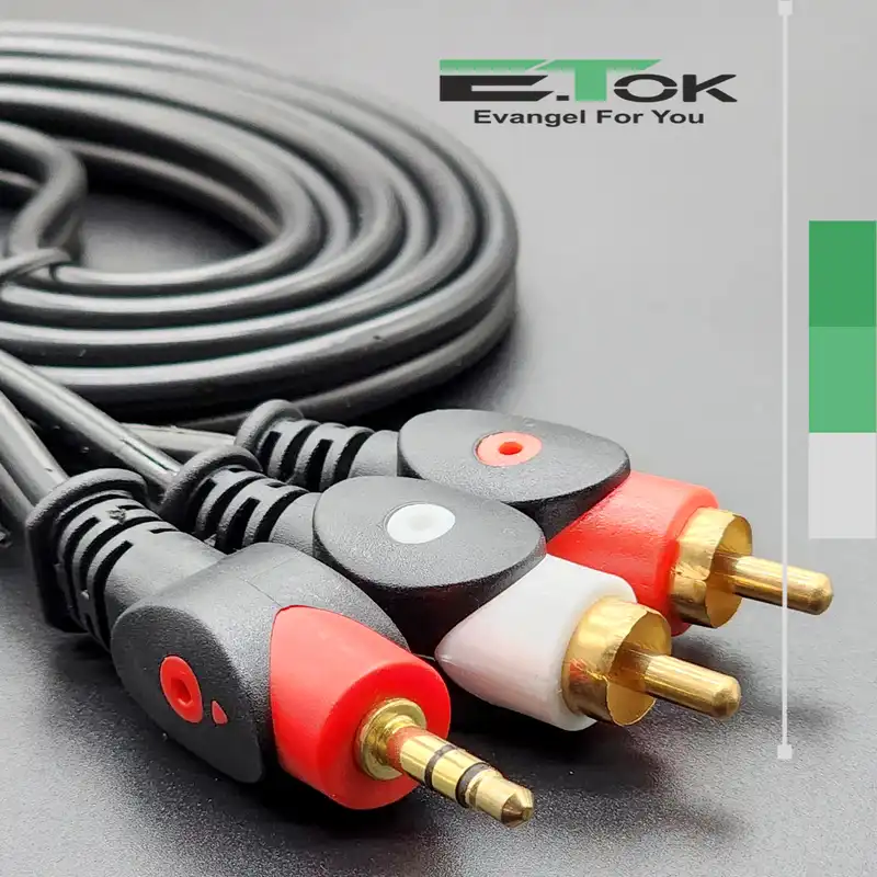 کابل 1 به 2 صدا ایتوک مدل ET - A111 - طول 1.5 متر