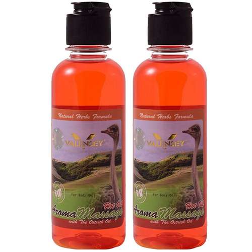 روغن ماساژ والنسی مدل شتر مرغ حجم 200 میلی لیتر بسته 2 عددی