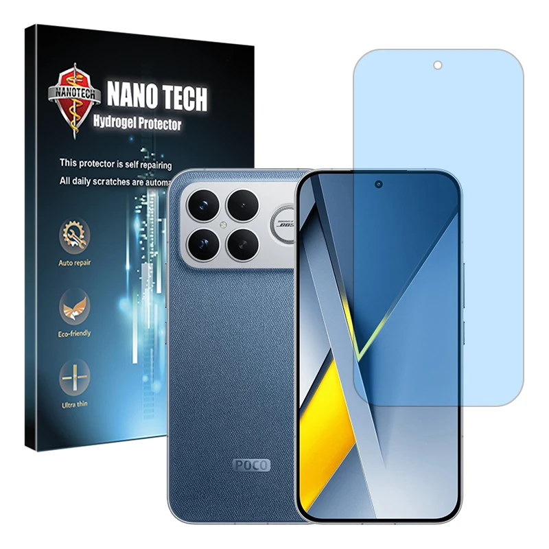 محافظ صفحه نمایش مات ضد اشعه آبی نانو تک مدل Tough مناسب برای گوشی موبایل شیائومی Poco F8 Ultra 