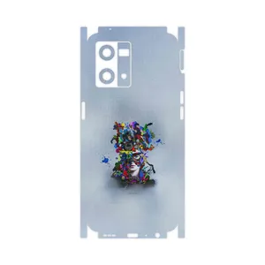 MAHOOT Collage of surreal Portrait of Women 4-FullSkin Cover Sticker for Oppo Reno 8 4G