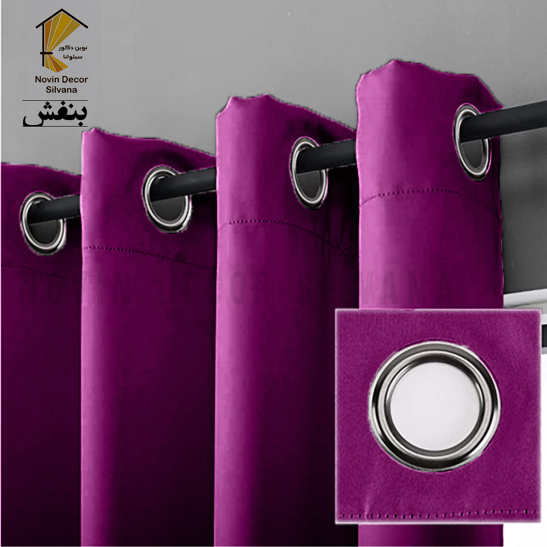 پرده نوین دکور سیلوانا مدل کتان کد 230 1 سایز 230 × 140 سانتی متر