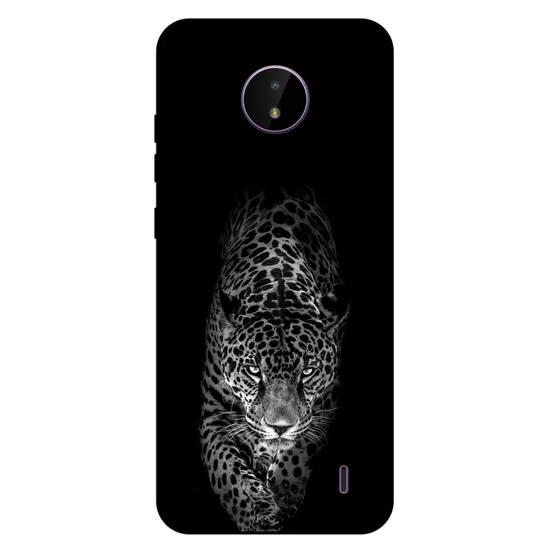 کاور مگافون طرح پلنگ مدل 1879 مناسب برای گوشی موبایل نوکیا C10 / C20  