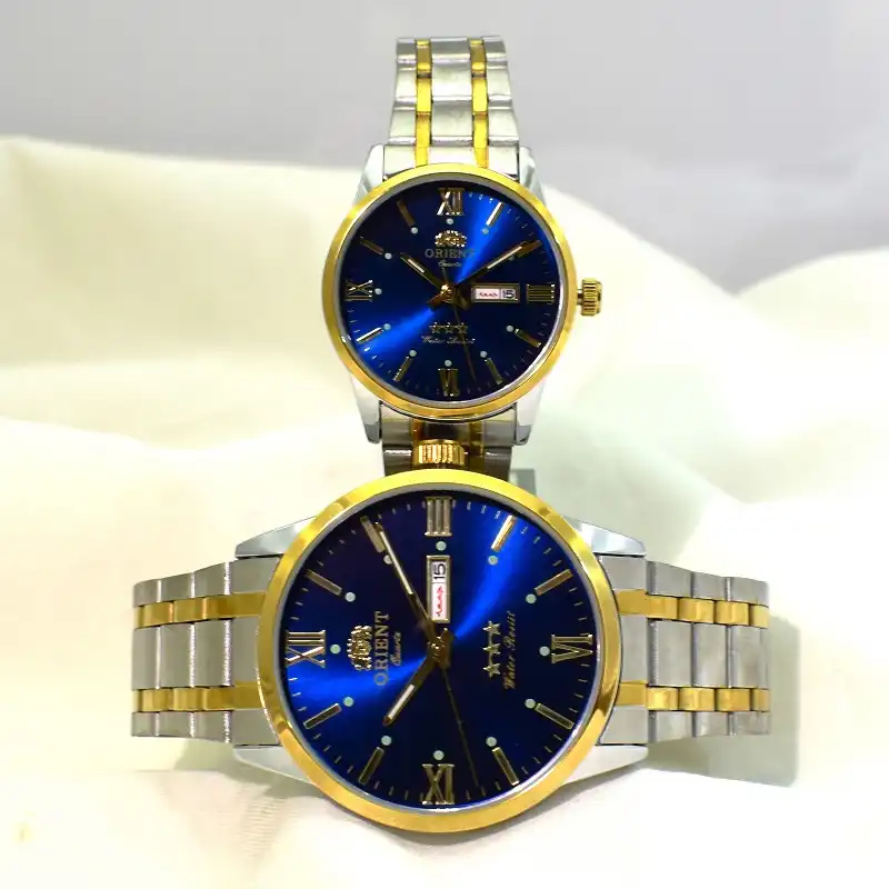 ست ساعت مچی عقربه ای زنانه و مردانه مدل ABOB-60117