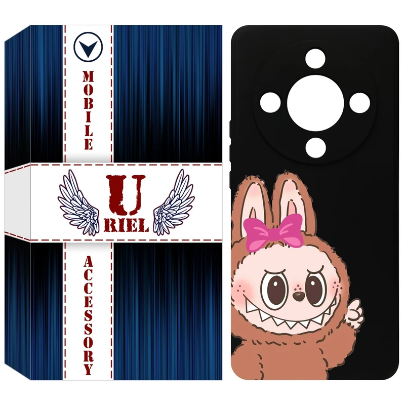 کاور یوریل مدل KSH کد 109 طرح عروسک لبوبو مناسب برای گوشی موبایل آنر X9b / X50 / Magic6 Lite