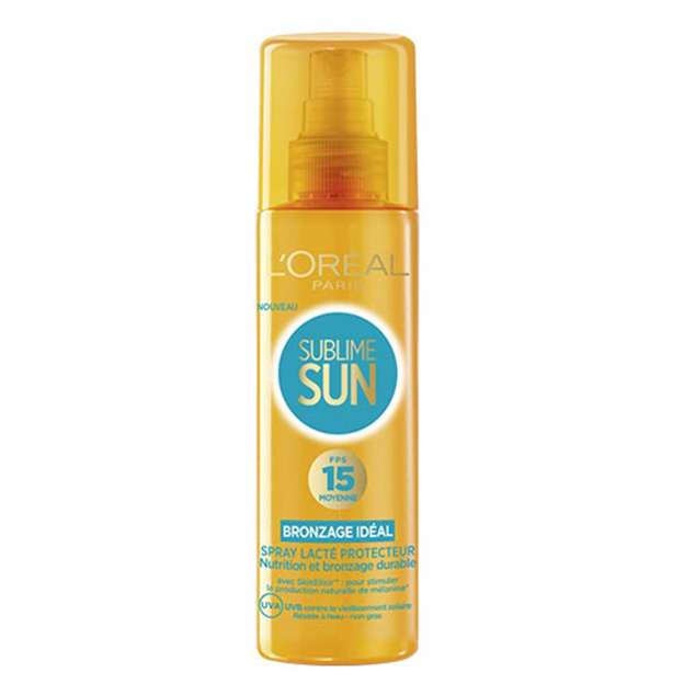 اسپری ضد آفتاب لورآل مدل SUBLIME SUN 15 BRONZAGE IDEAL حجم 200 میلی لیتر