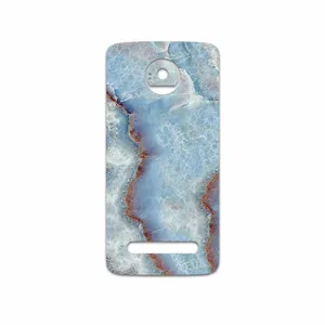 MAHOOT Blue Ocean Marble Cover Sticker for Motorola Moto Z2 Play