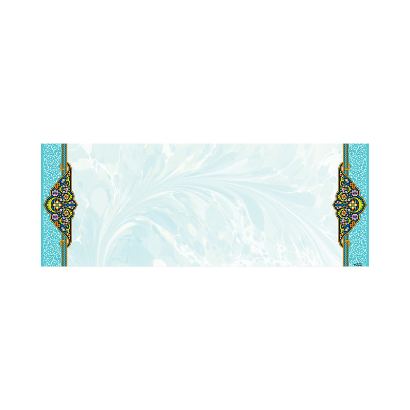 کاغذ تذهیب خانه تذهیب مدل کتیبه کد K1028 مجموعه 100 عددی